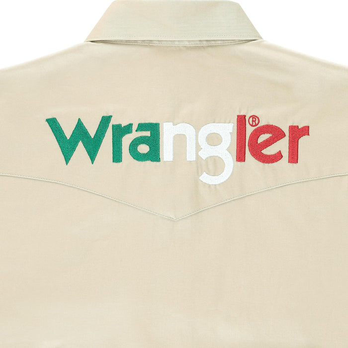 Men's Wrangler Mexico Logo Snap Long Sleeve