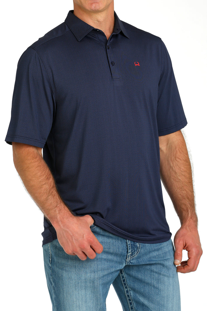 Men's Cinch Navy Blue Polo Shirt
