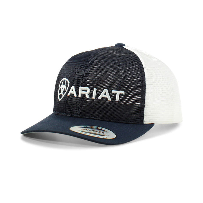 Ariat Emb Logo Navy/White Cap