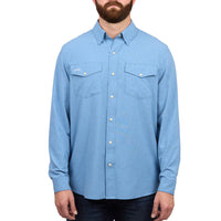 Men's GameGuard Off-Road Blue StockYard Shirt