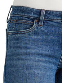Ladies Wrangler Straight Leg Medium Wash Jean