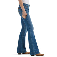 Ladies Wrangler Medium Wash Trouser Jean