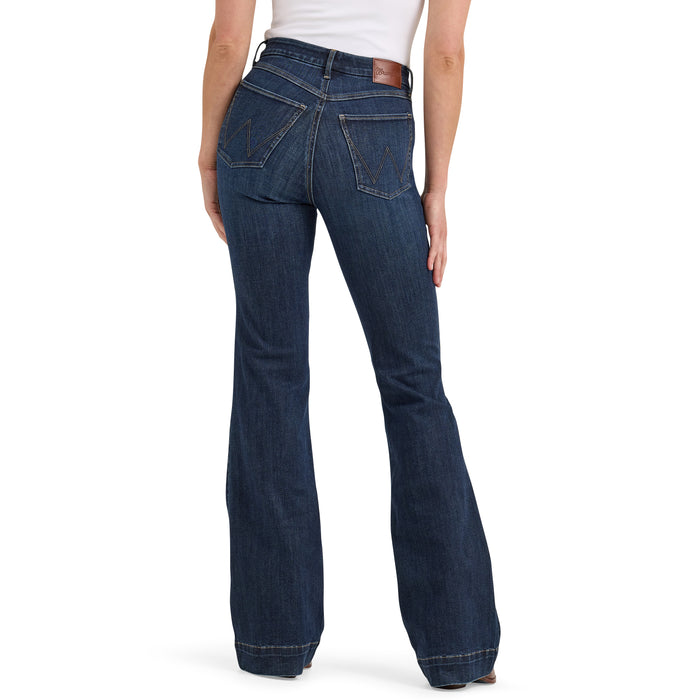 Ladies Wrangler Bespoke Dark Wash Trouser