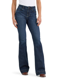 Ladies Wrangler Bespoke Dark Wash Trouser