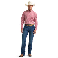 Men's Wrangler Red/White Gingham Shirt