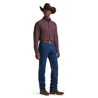 Men's Wrangler Deep Burgundy Shirt