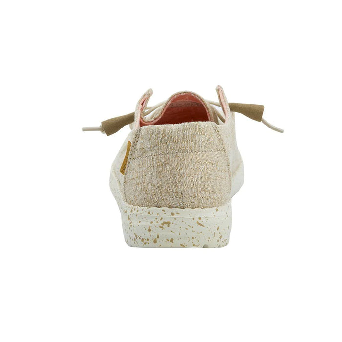 Women's Wendy Chambray White Nut Hey Dude Shoe