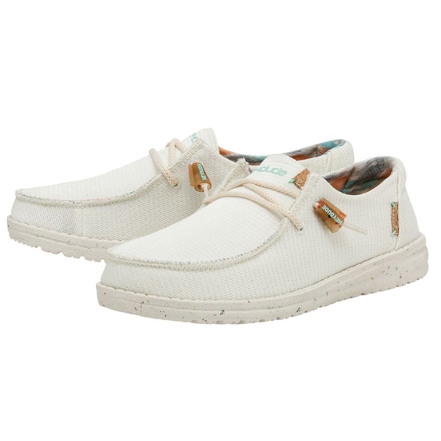 Women's Wendy Sox White Hey Dude Shoes