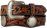 Men's Nocona Western Emb Concho Belt