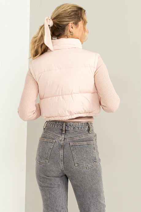 Women's Reversible Dusty Pink Vest