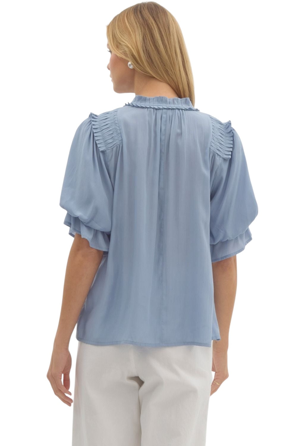 Ladies Chambray Blouse