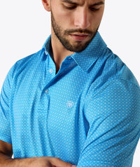 Men’s Ariat Ibiza Blue Polo