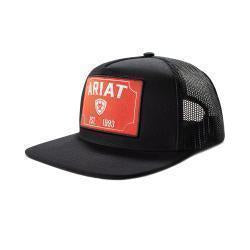 Ariat Black/Red Patch Cap