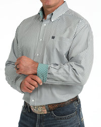 Men’s Cinch Blue Stripe Button Down Shirt