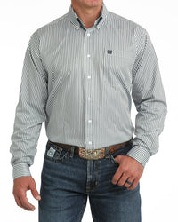 Men’s Cinch Blue Stripe Button Down Shirt