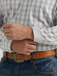 Men's Wrangler Pastel Plaid Shirt