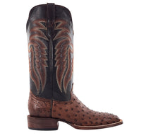 Men's R.Watson Kango Tabac Bruciato Full Quill Ostrich