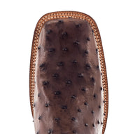 Men's R.Watson Kango Tabac Bruciato Full Quill Ostrich