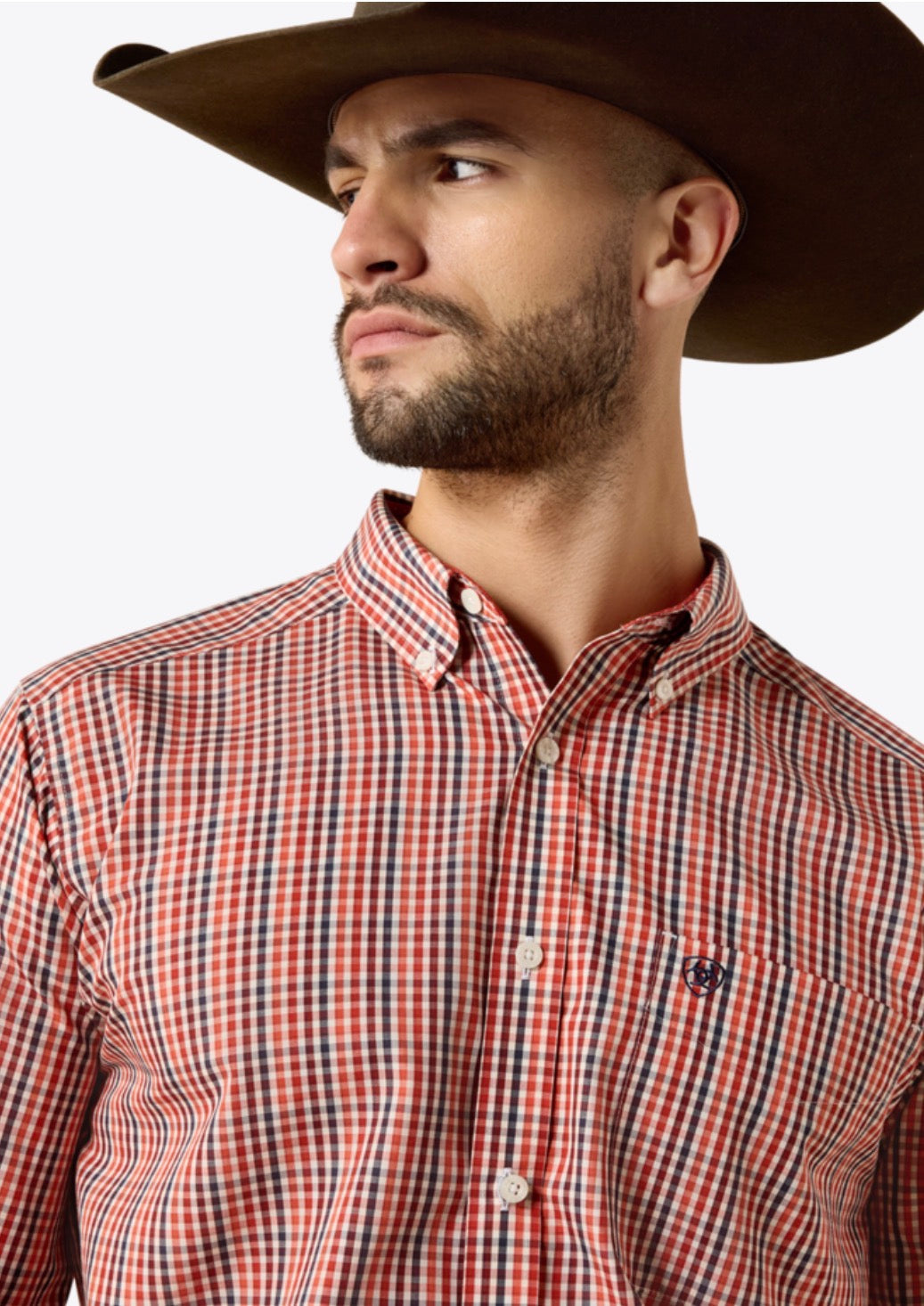 Men's Ariat Ketchup Small Check Shirt