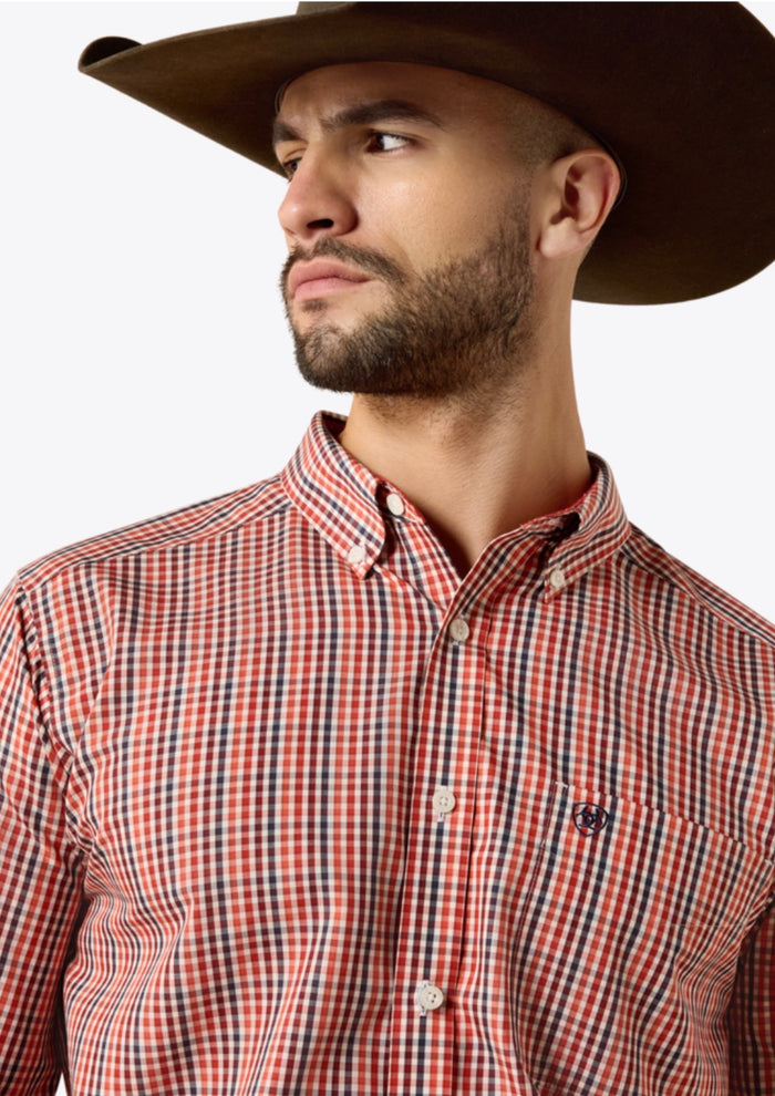 Men's Ariat Ketchup Small Check Shirt