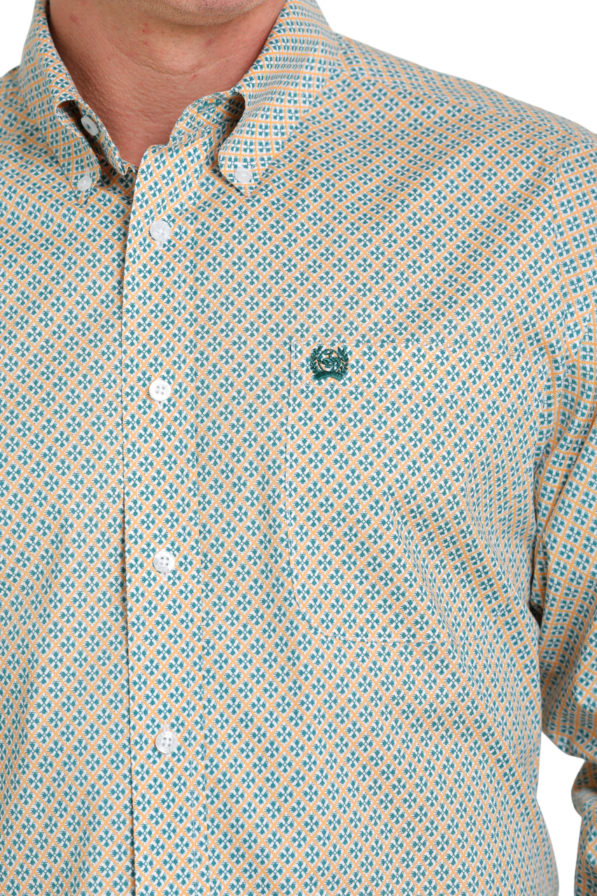 Men's Cinch Long Sleeve Print Shirt