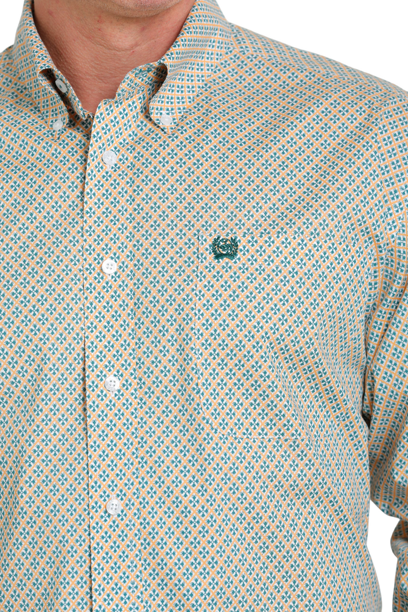 Men's Cinch Long Sleeve Print Shirt