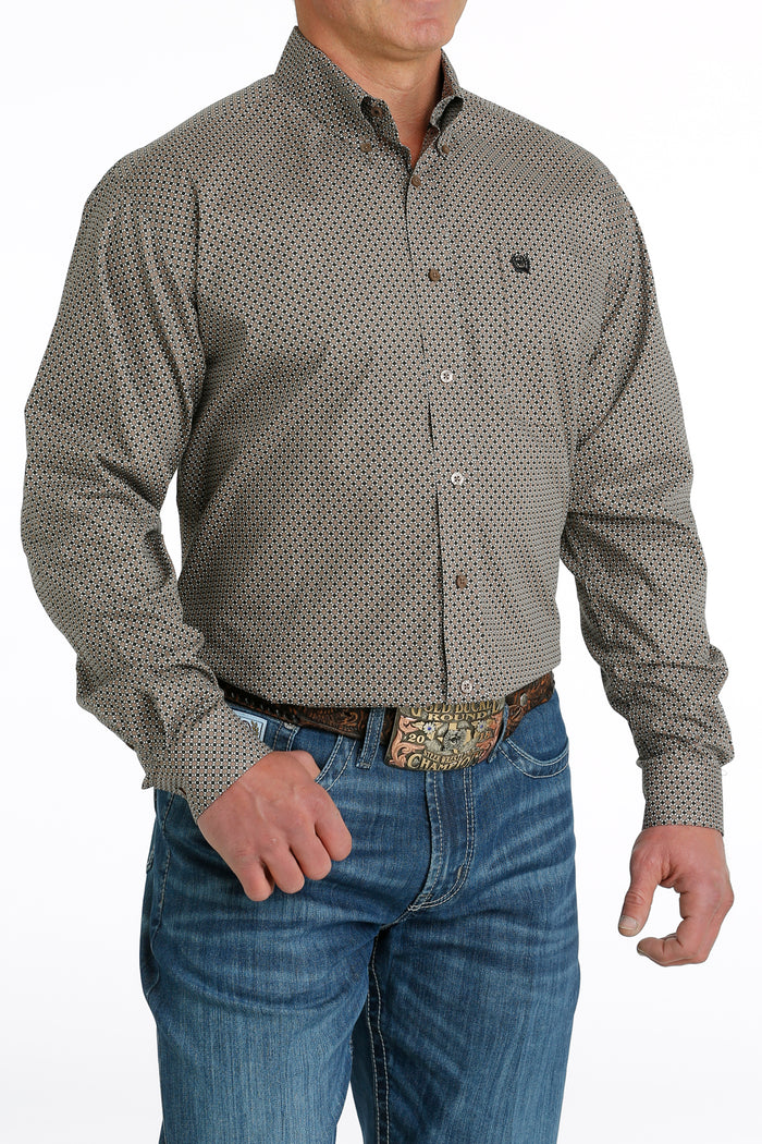 Men's Cinch Stone Long Sleeve Button Down Shirt