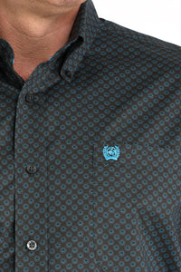 Men's Cinch Charcoal Pattern Shirt