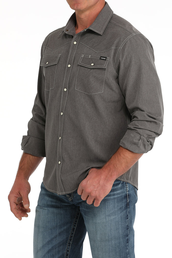 Men's Cinch Charcoal Cowboy Collection Shirt
