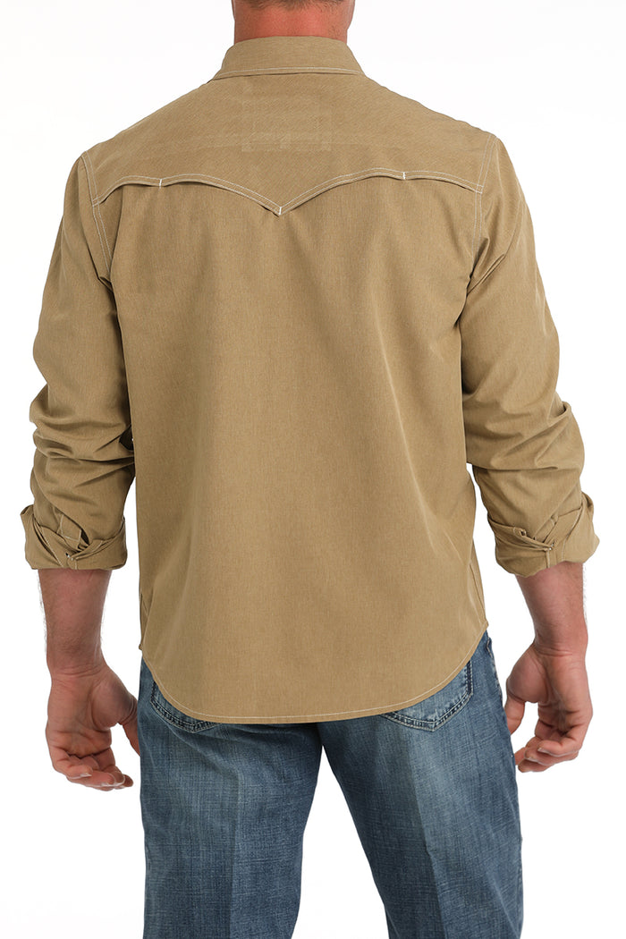 Men's Cinch Cowboy Collection Tan Shirt