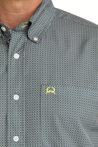Men's Cinch Gray Arenaflex Short Sleeve Shirt