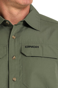 Men's Cinch Olive Arenaflex Shirt