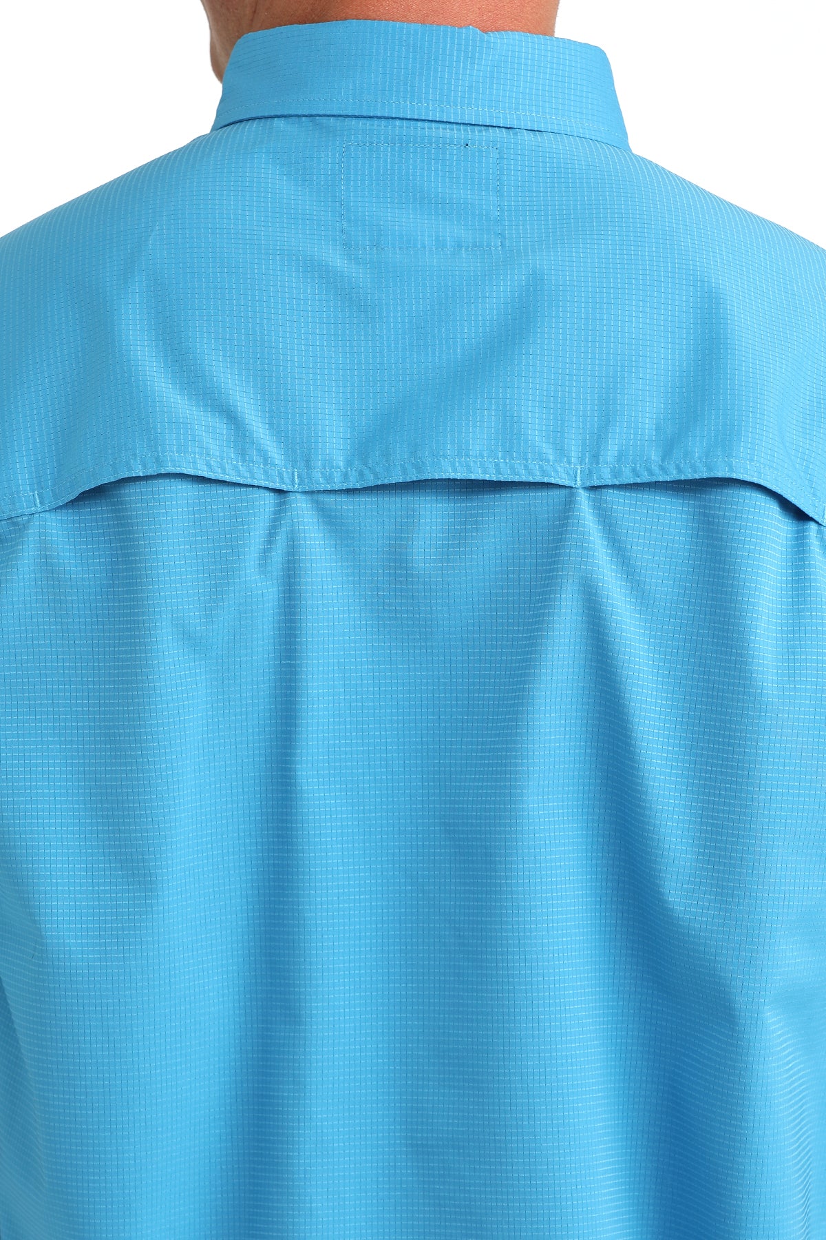 Men's Cinch Solid Blue Arenaflex Short Sleeve Shirt