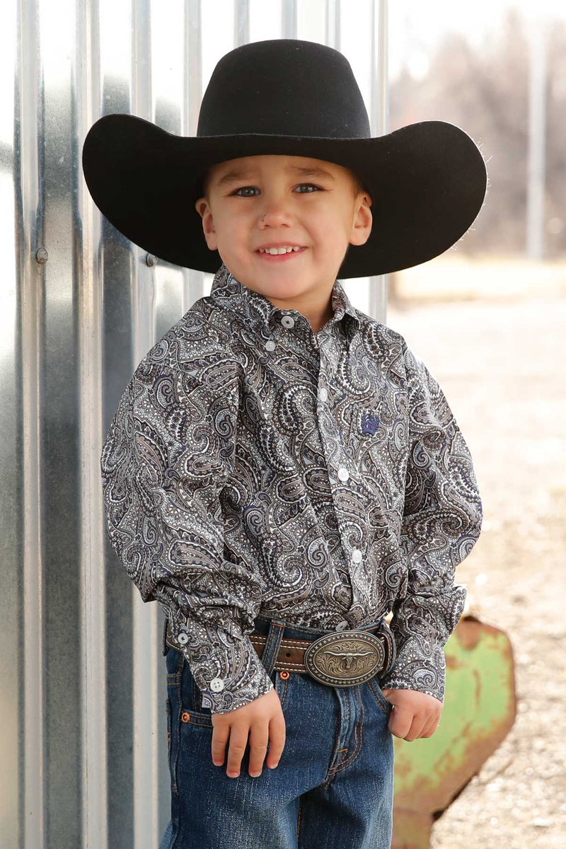 Litlle Boy's Cinch Paisley Shirt