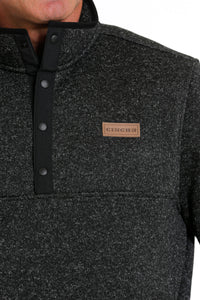 Men's Cinch Charcoal Pull Over Sweater
