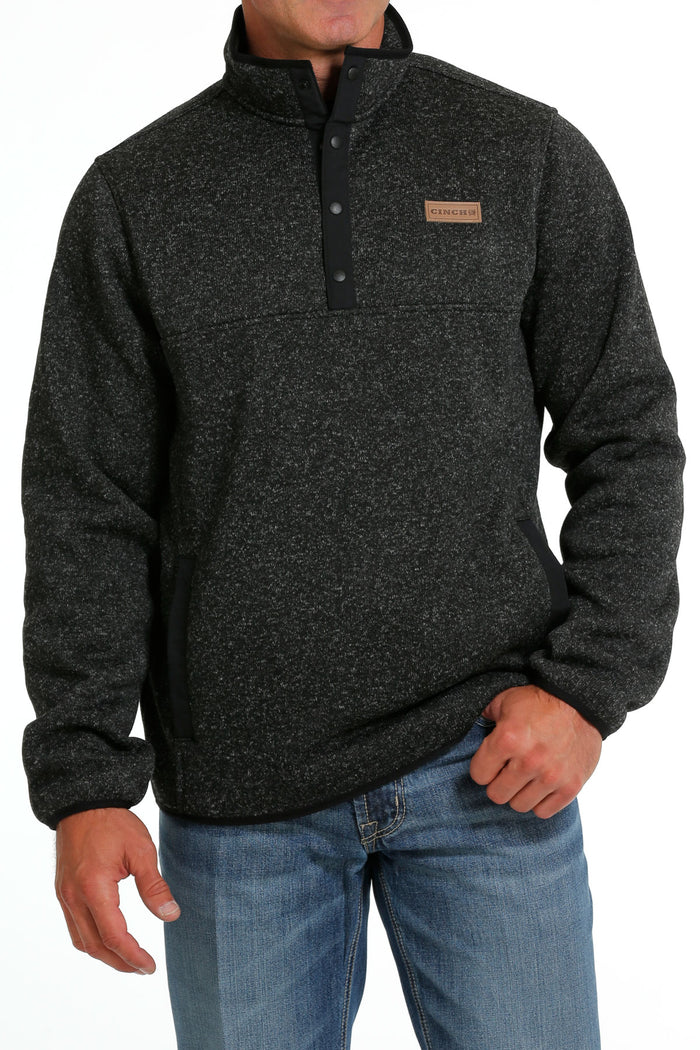 Men's Cinch Charcoal Pull Over Sweater