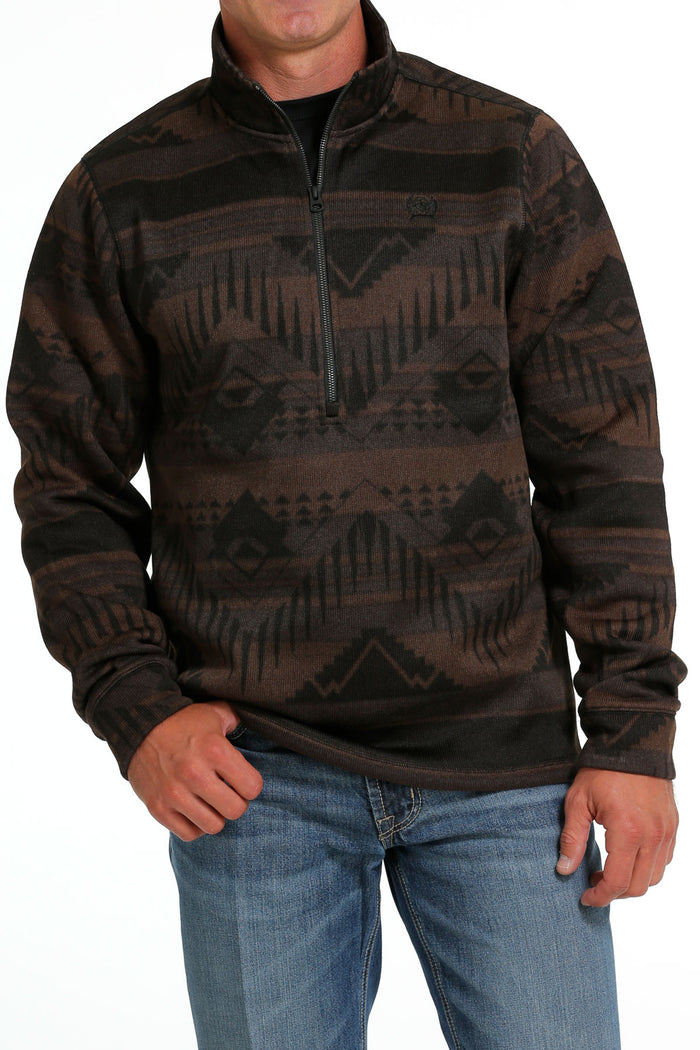 Men's Cinch Aztec 1/2 Zip Sweater