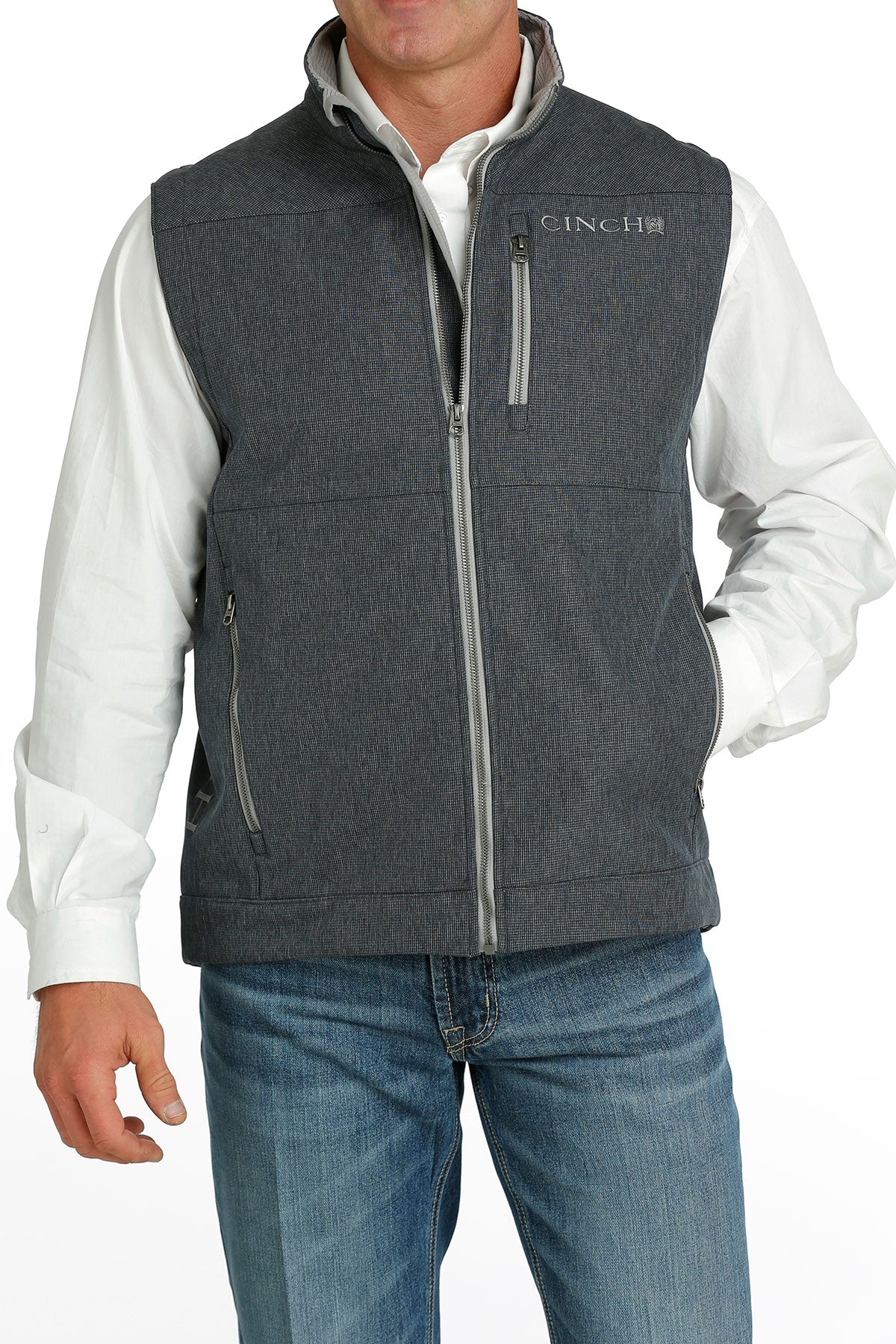 Men's Cinch Full Zip Bonded Vest