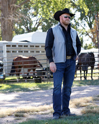 Men's Cinch Gray Bonded Vest
