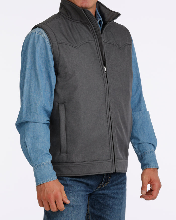 Men's Cinch Bonded Charcoal Vest