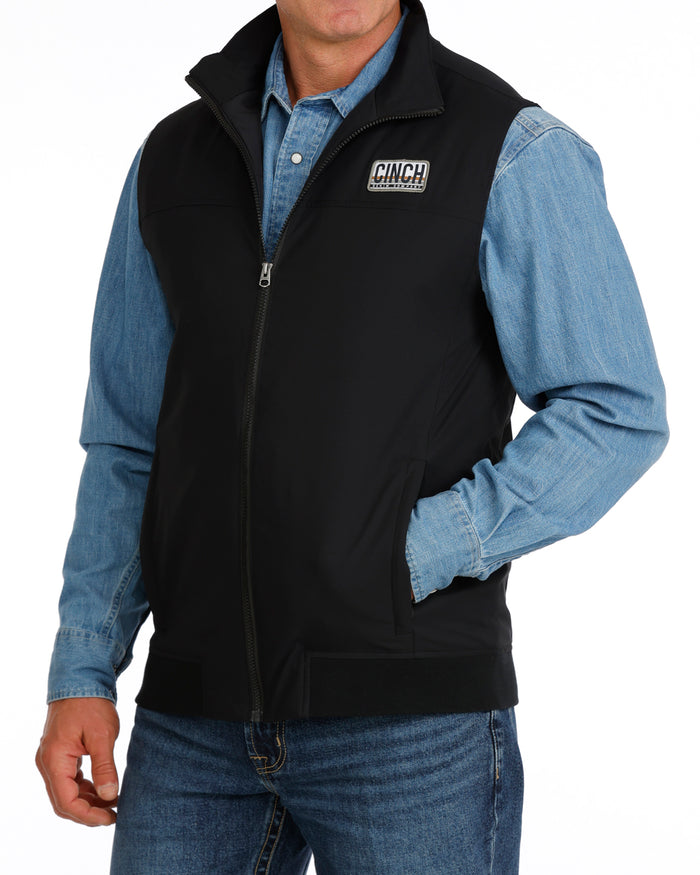 Men's Cinch Lightweight Black Vest