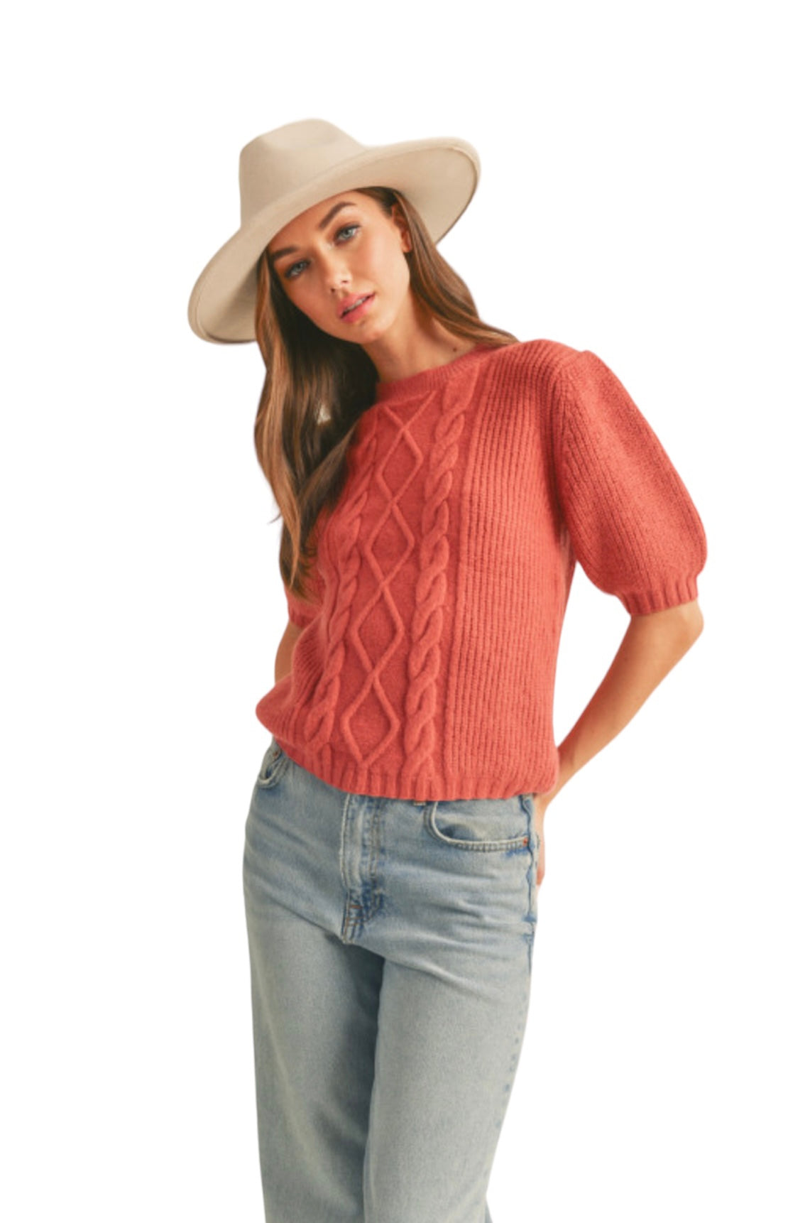 Women's Auburn Short Sleeve Sweater