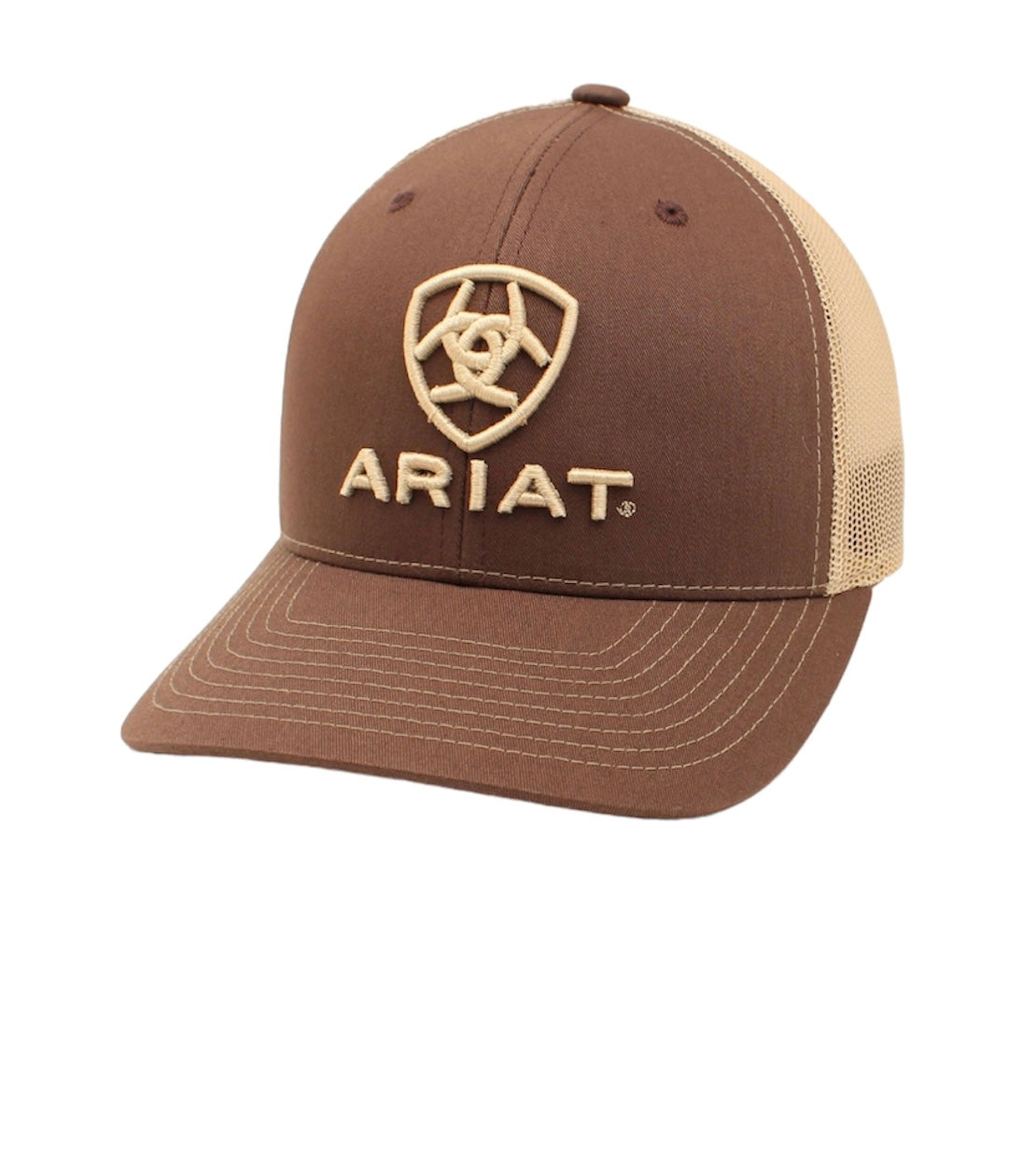 Men's Ariat Logo Brown Cap