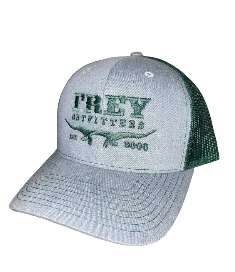 Frey Outfitters Heather Grey/ Dark Green Cap