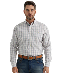 Men's Wrangler Pastel Plaid Shirt