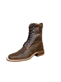 Ladies R.Watson Honey Cowhide Lace Up Boots