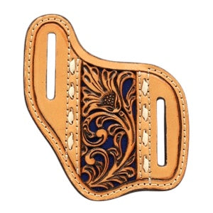 Ariat Blue Tooled Knife Sheath