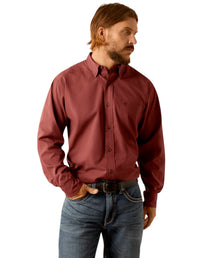 Men’s Ariat 360 Airflow Red Mahogany Shirt
