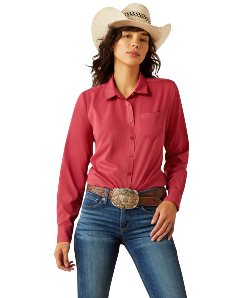 Ladies Ariat Kirby Red Bud Pro Series Western Shirt