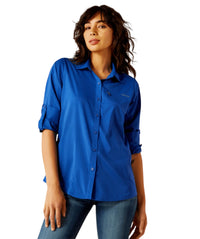 Ladies Ariat Royal Blue VenTEK Shirt